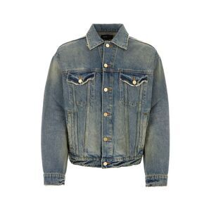 Purple Denim Men Giubbino